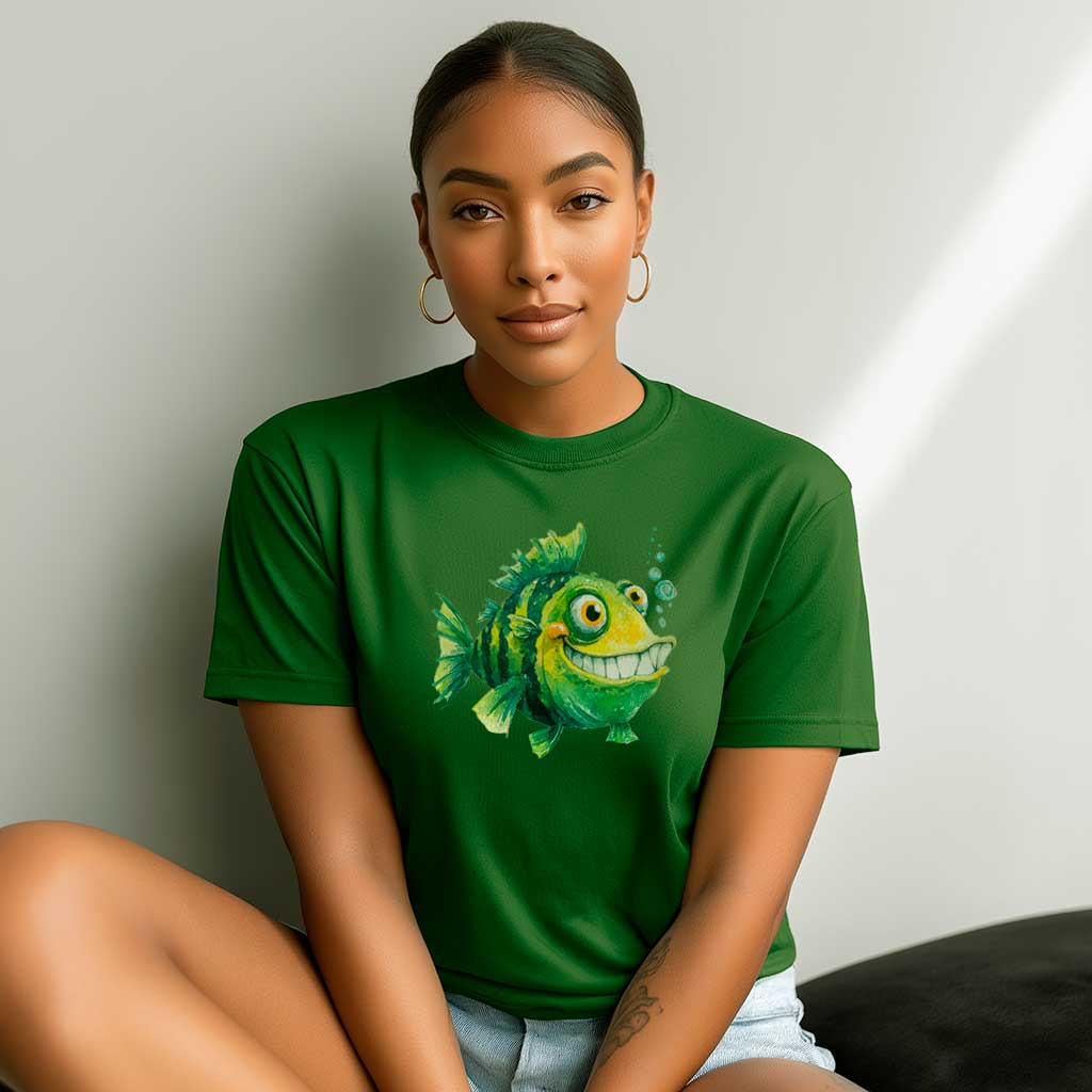 cartoonish_green_fish_f blank