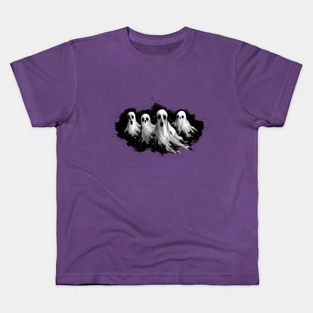 Ghosts flying Kids T-Shirt